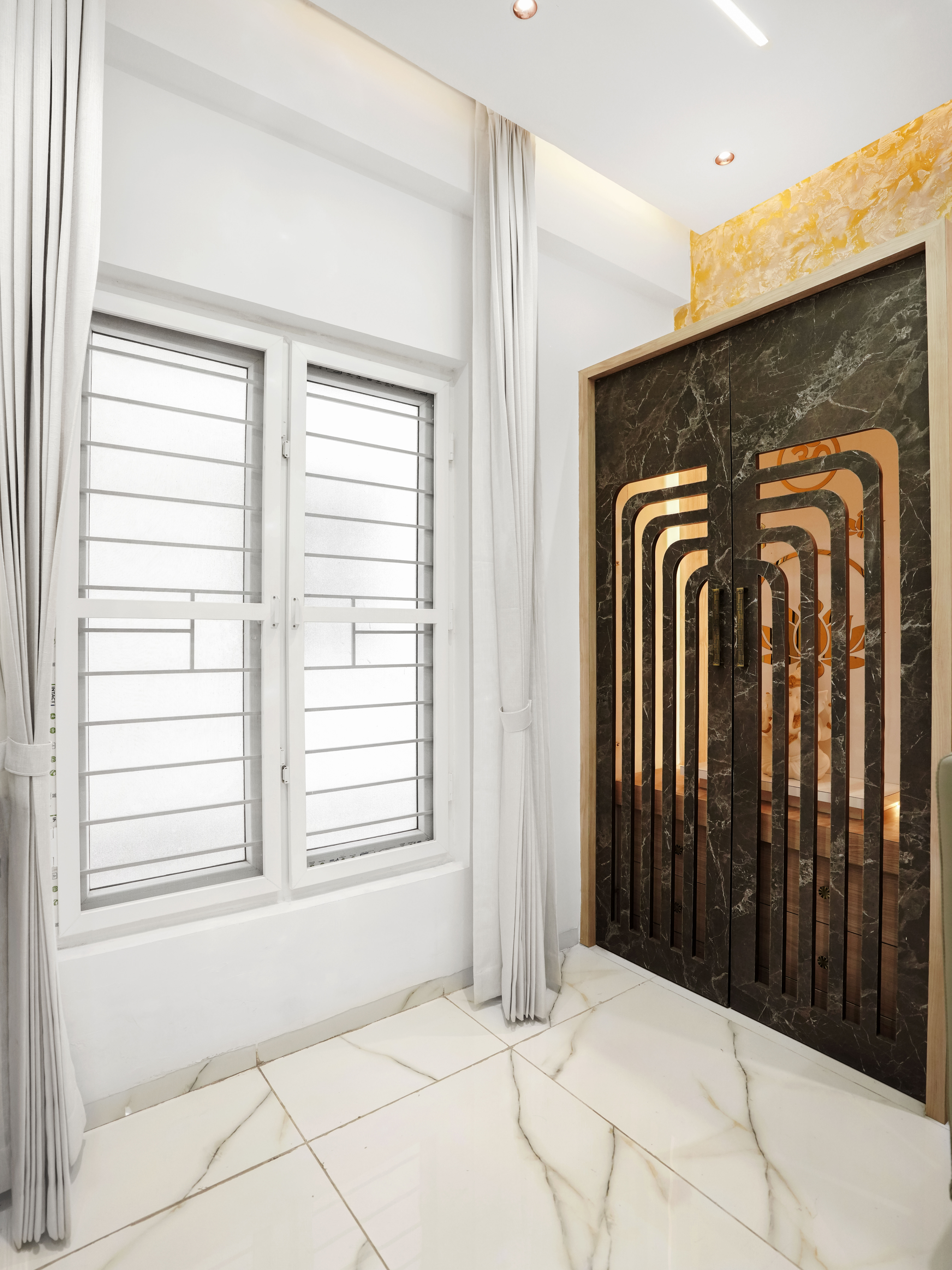 uPVC Casement Window with Safety Grills